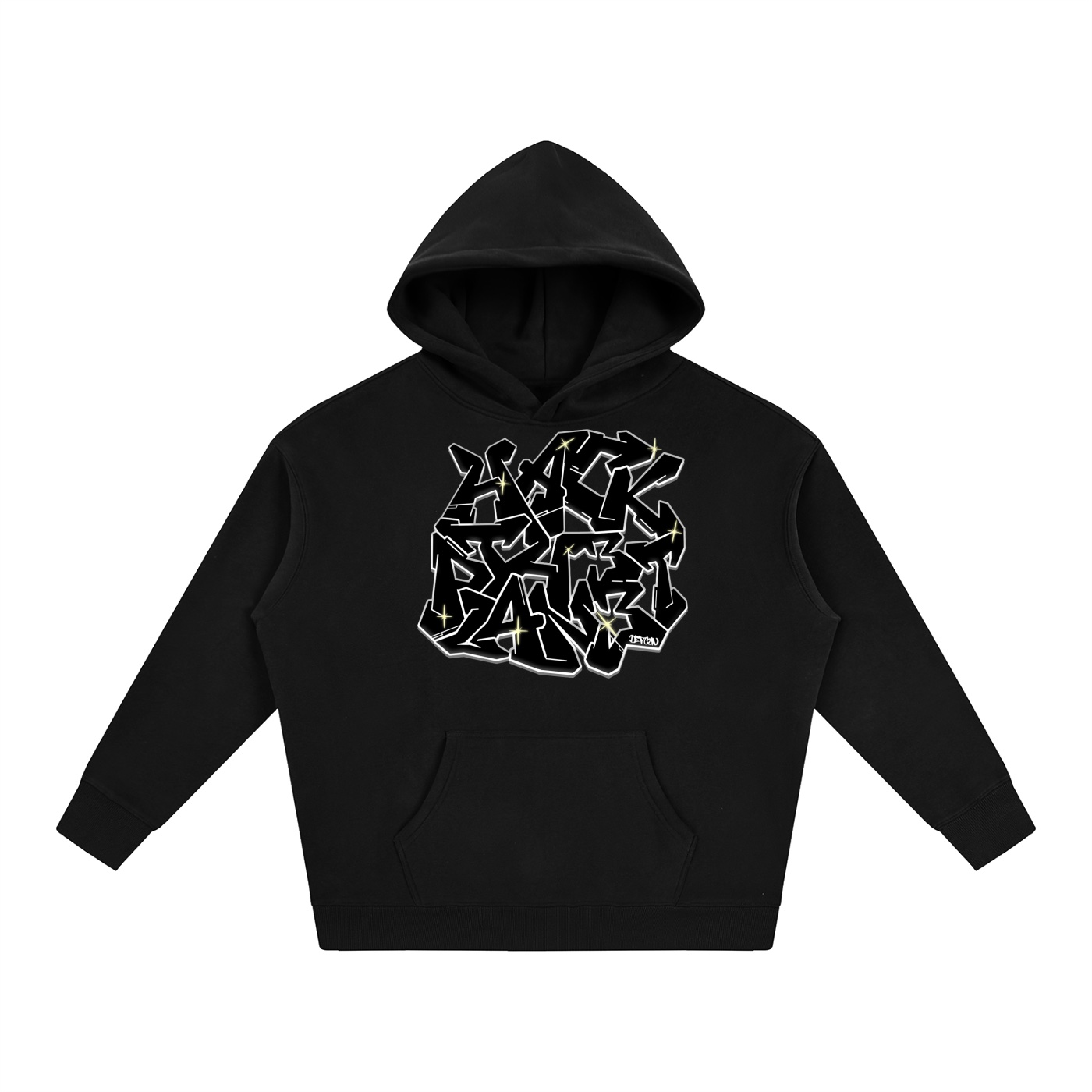 HACK TH3 PLAN3T Oversized Fleece Hoodie